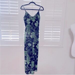 ☀️SHEIN Green Leaf Print Jumpsuit☀️
